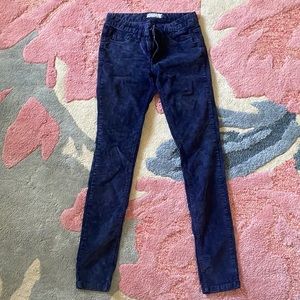 Free people skinny cords size 27